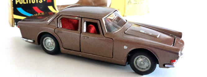 ミニカー POLITOYS M No.541 MASERATI QUATTRO PORTE 525Z Vintage 1963 Politoys M 541 Italien Maserati